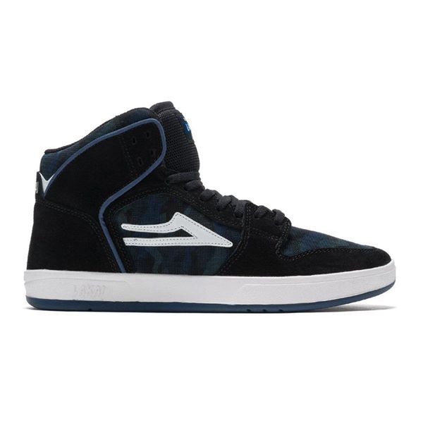 LaKai Telford Black/Blue/White Skate Shoes Mens | Australia TM2-1432